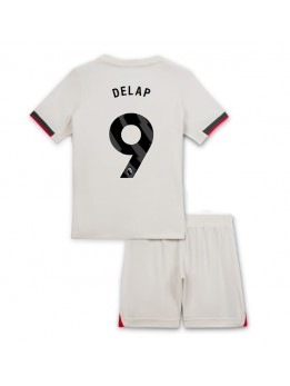 Chelsea Liam Delap #9 Dječji Gostujuci Dres kompleti 2025-26 Kratak Rukavima (+ kratke hlače)